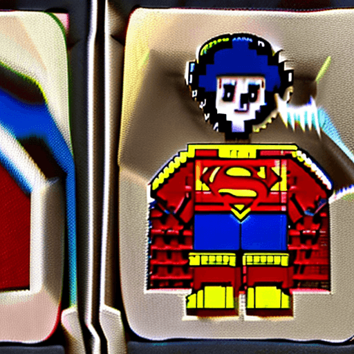 AI generated: Superman and batman 