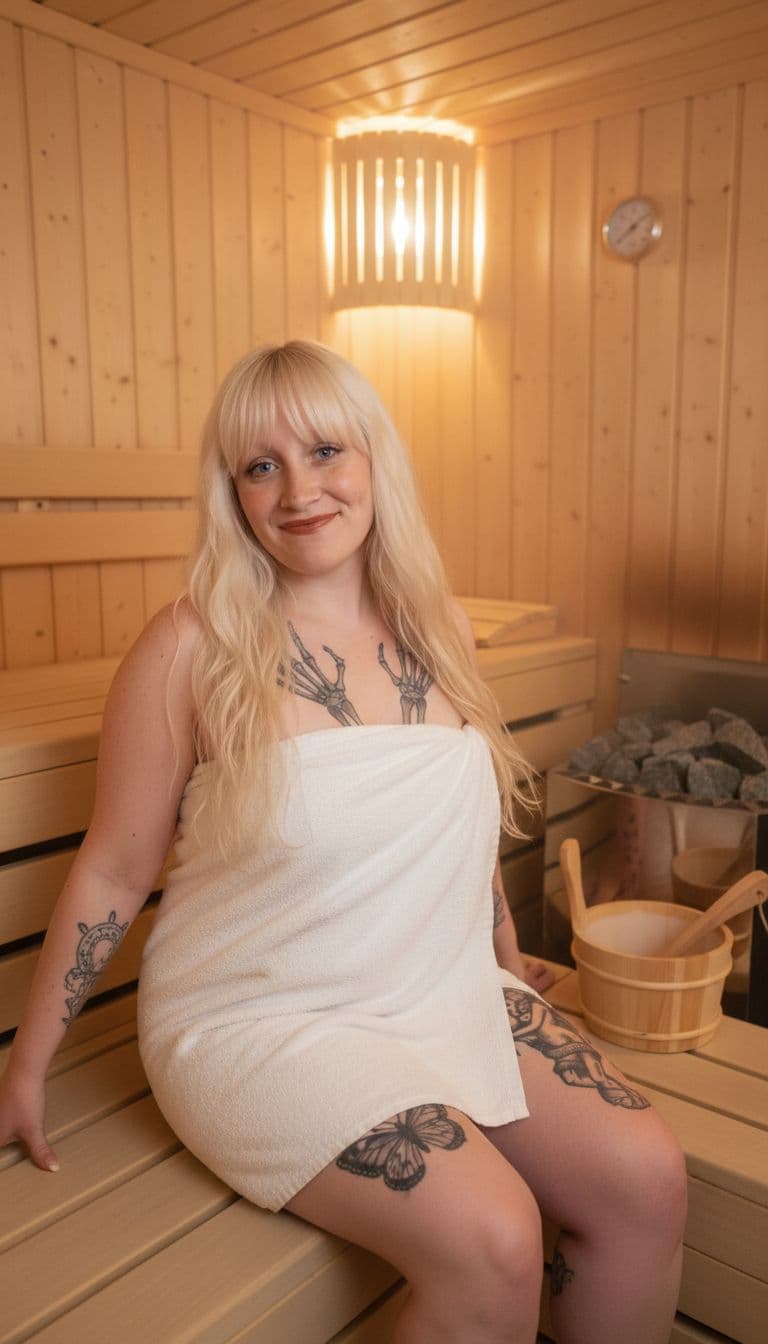 AI generated: sauna