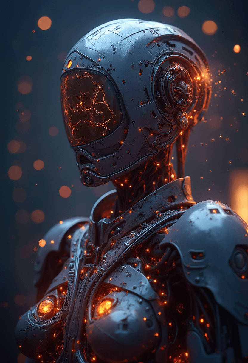 AI generated: Cyborg, Unreal Engine Lumen, very coherent. cinematic, hyper realism, high detail, octane render, 8k...