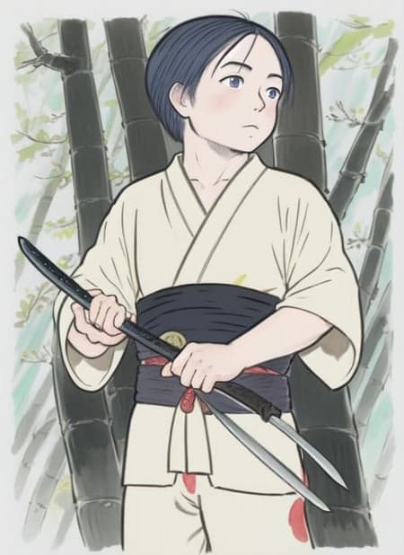 Princess Kaguya - Ghibli (WIP)