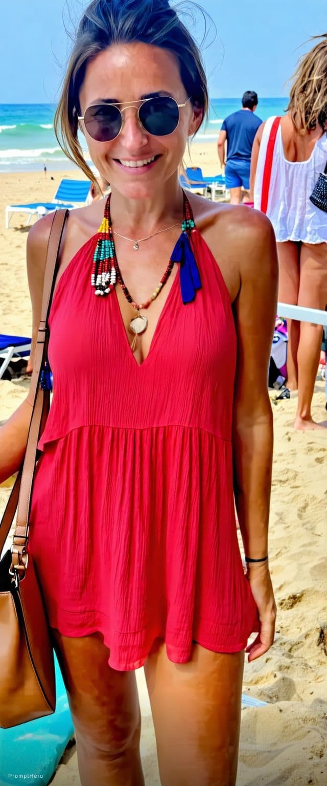 AI generated: dress her in bikini