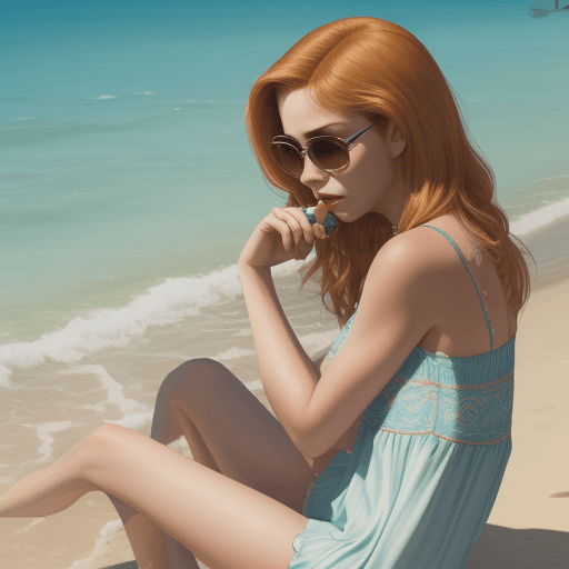 AI generated: summertime sadness