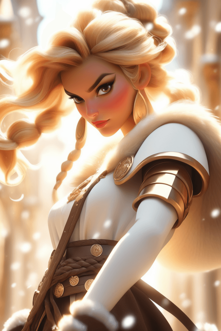 AI generated: cinematic film still stylized by Joyce Kozloff, anime key visual, Messy (Woman of [Pride|Miracles]:1...