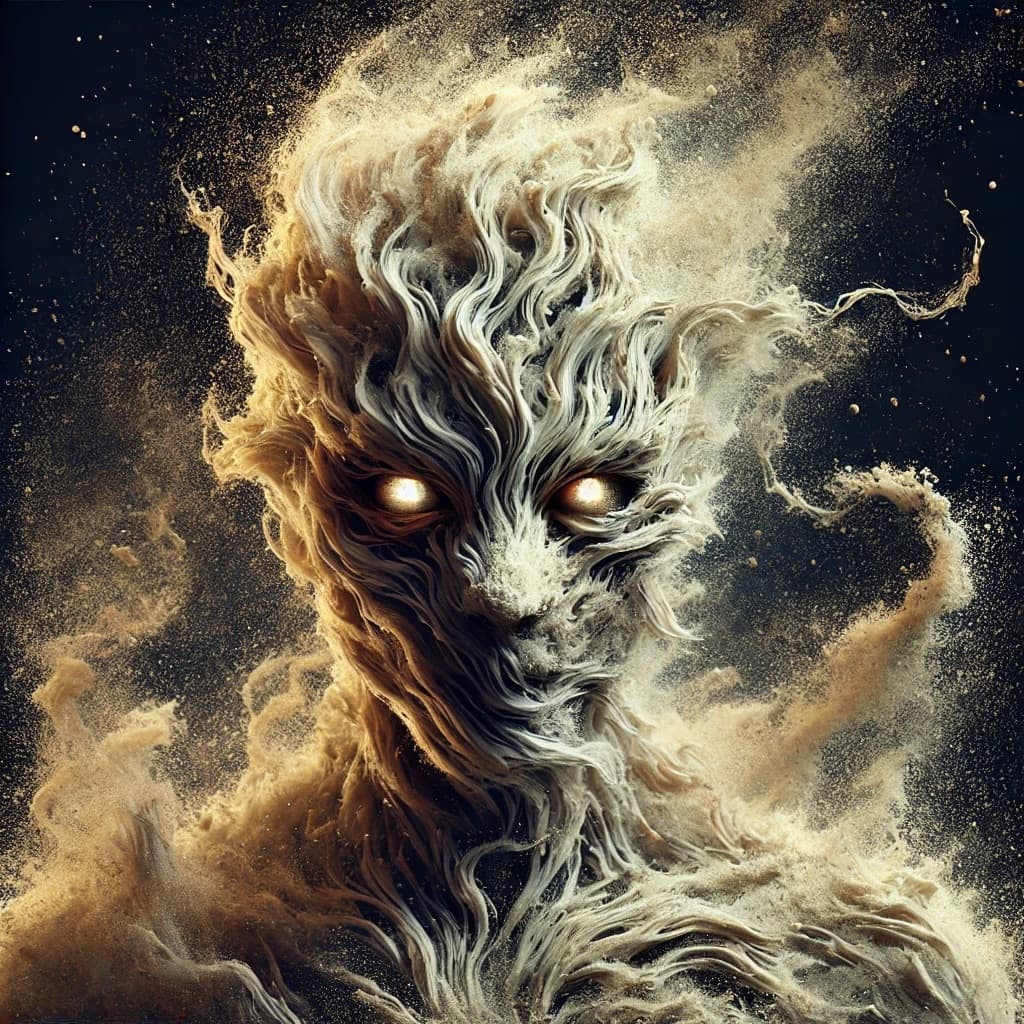 AI generated: Sawdust Marine Christian that kills demons