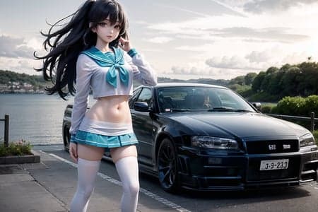 NISSAN Skyline GT-R R34 car LORA - Image 4