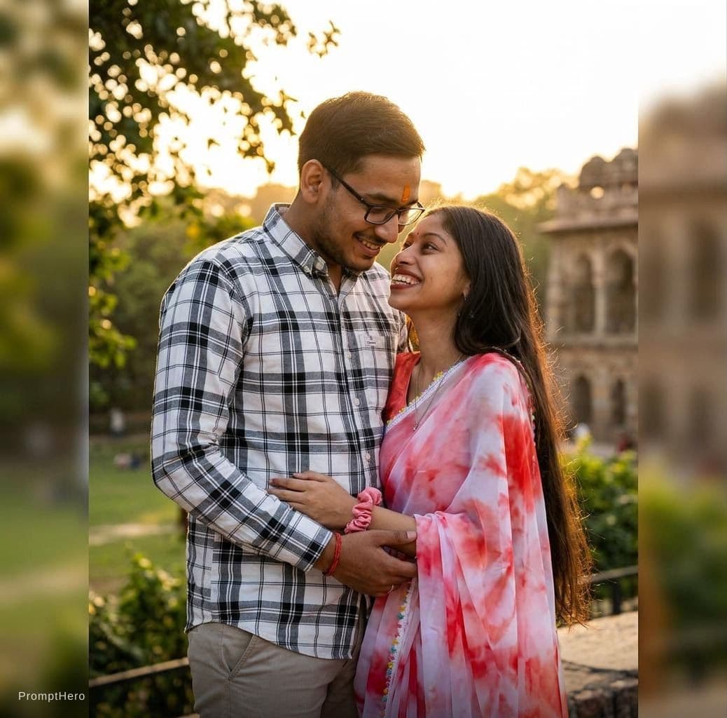 AI generated: a couple in love