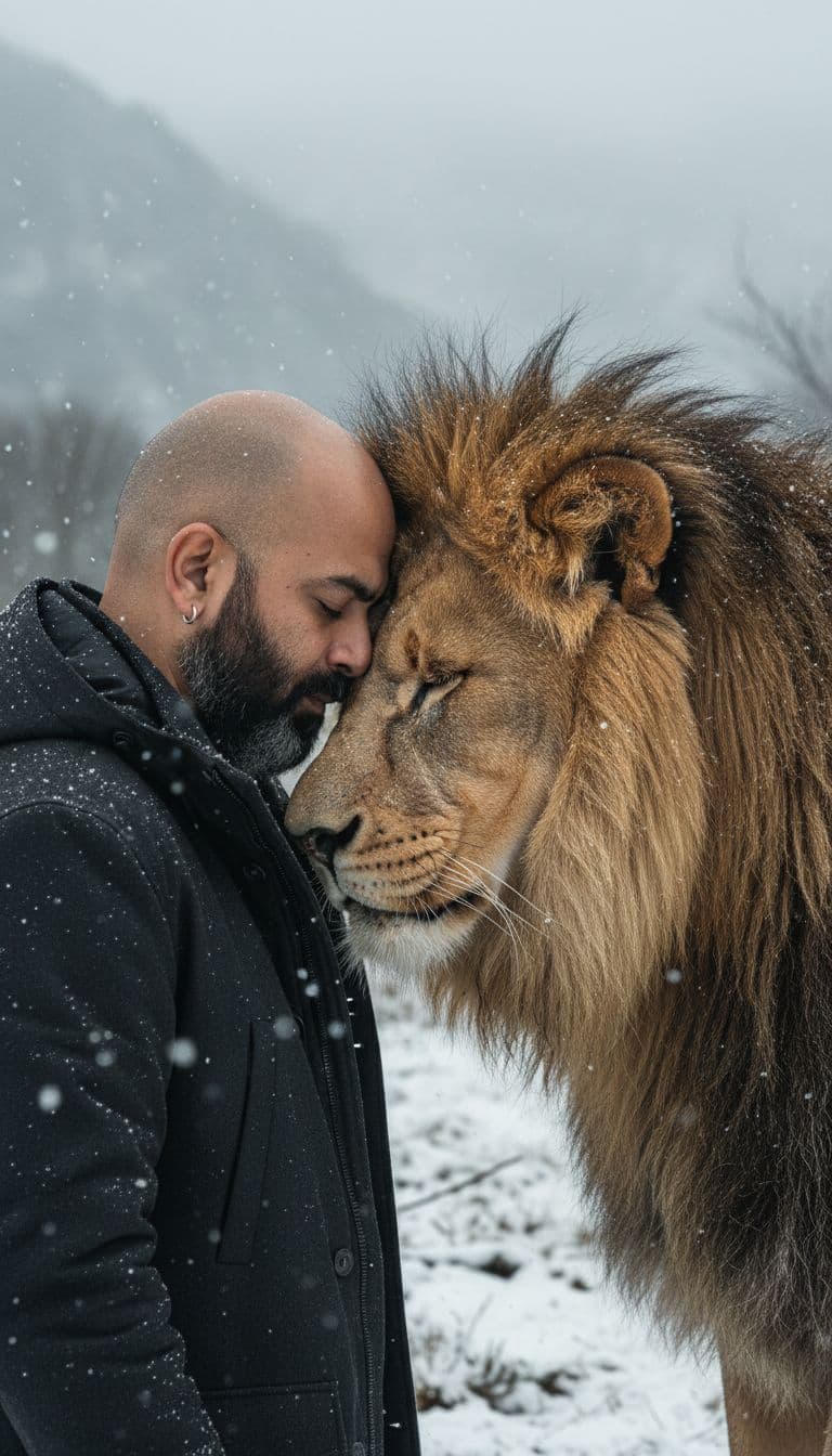 AI generated: Create a realistic and emotional scene showing Transform the uploaded photo into a vibrant AI webtoo...