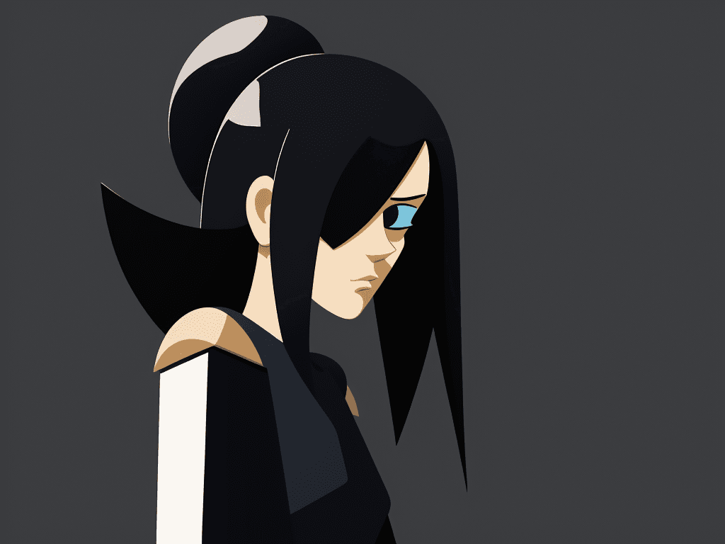 AI generated: vector character illustration, in the style of minimalist detail, forms, rick owens, matt bors, clos...