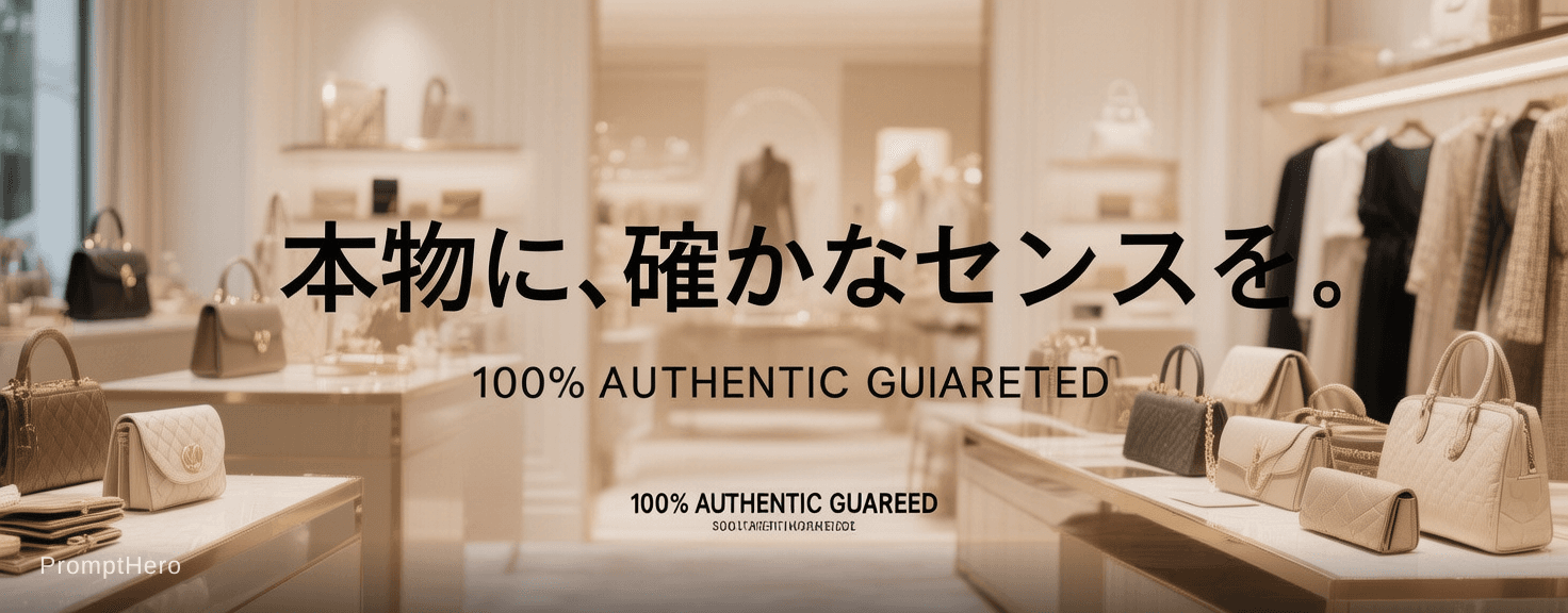 AI generated: Create a wide luxury banner (aspect ratio 4.5:1) for a high-end fashion select shop profile header.
...