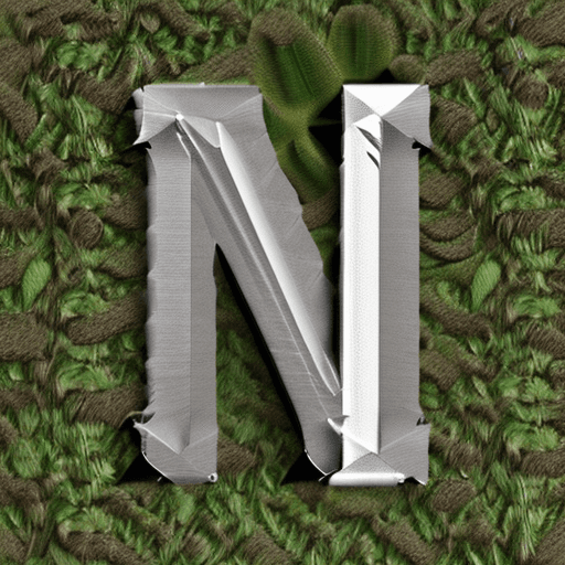 AI generated: image of the letter W that resembles hills that form the word Caacupe Web
