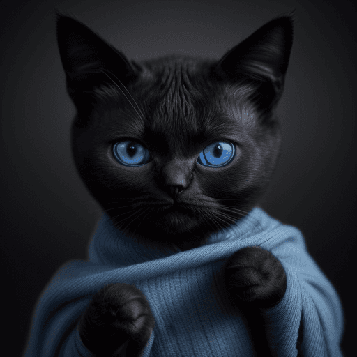 AI generated: Capture a 4K photo of a highly detailed and endearing alien baby against a pitch-black backdrop, evo...