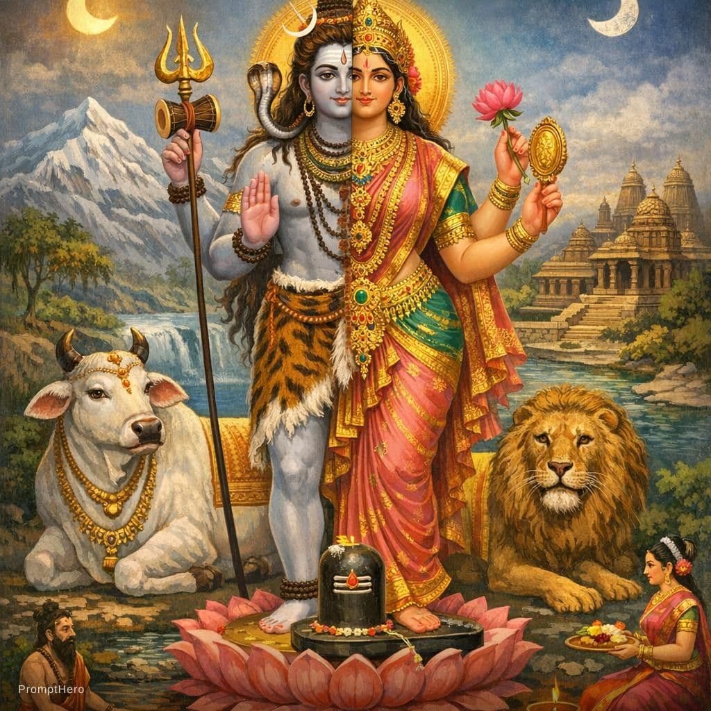 Hero prompt: Arthanaeeswarar 