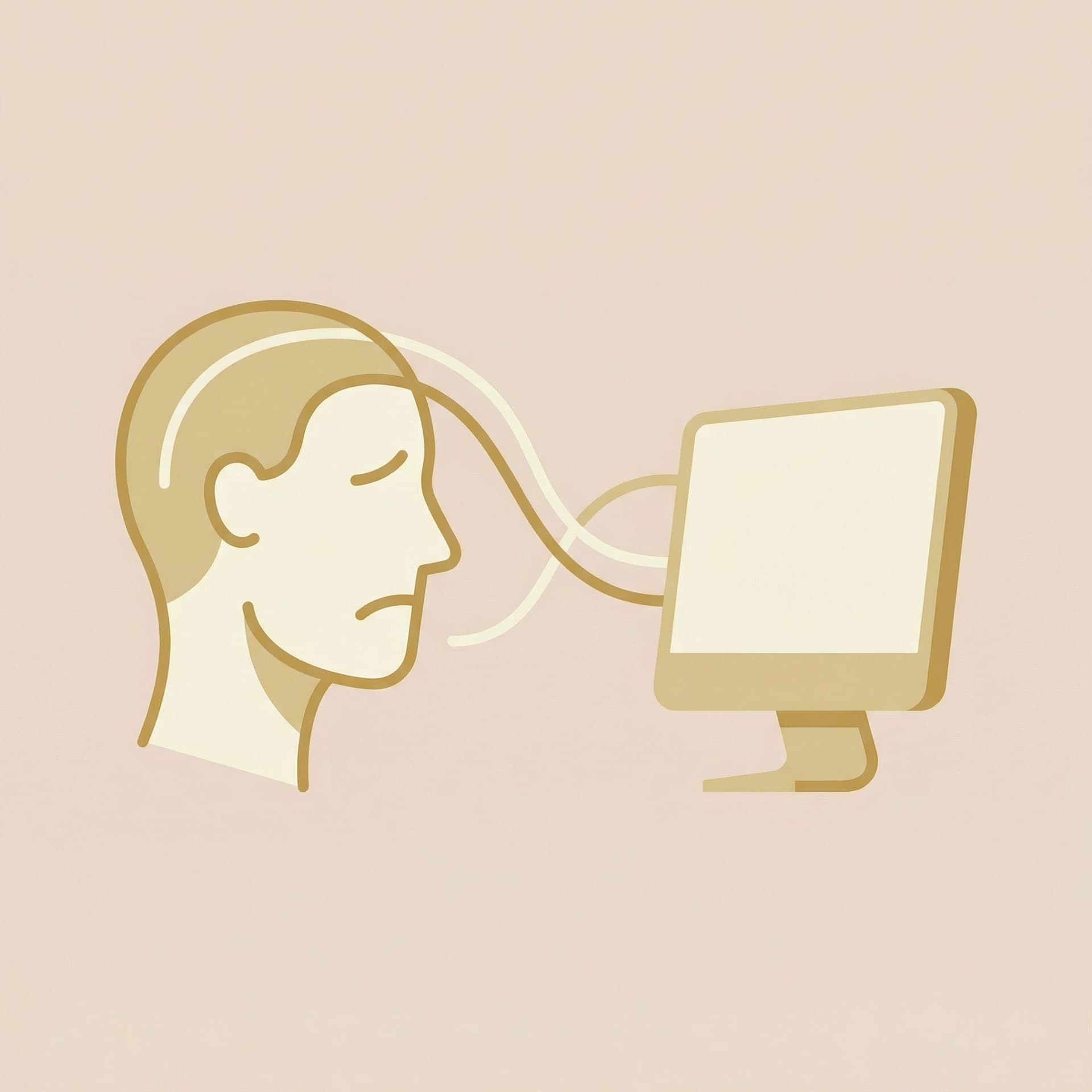 AI generated: Minimalist 2D flat vector illustration, welcoming and elegant. Color palette: Soft beige, cream, and...