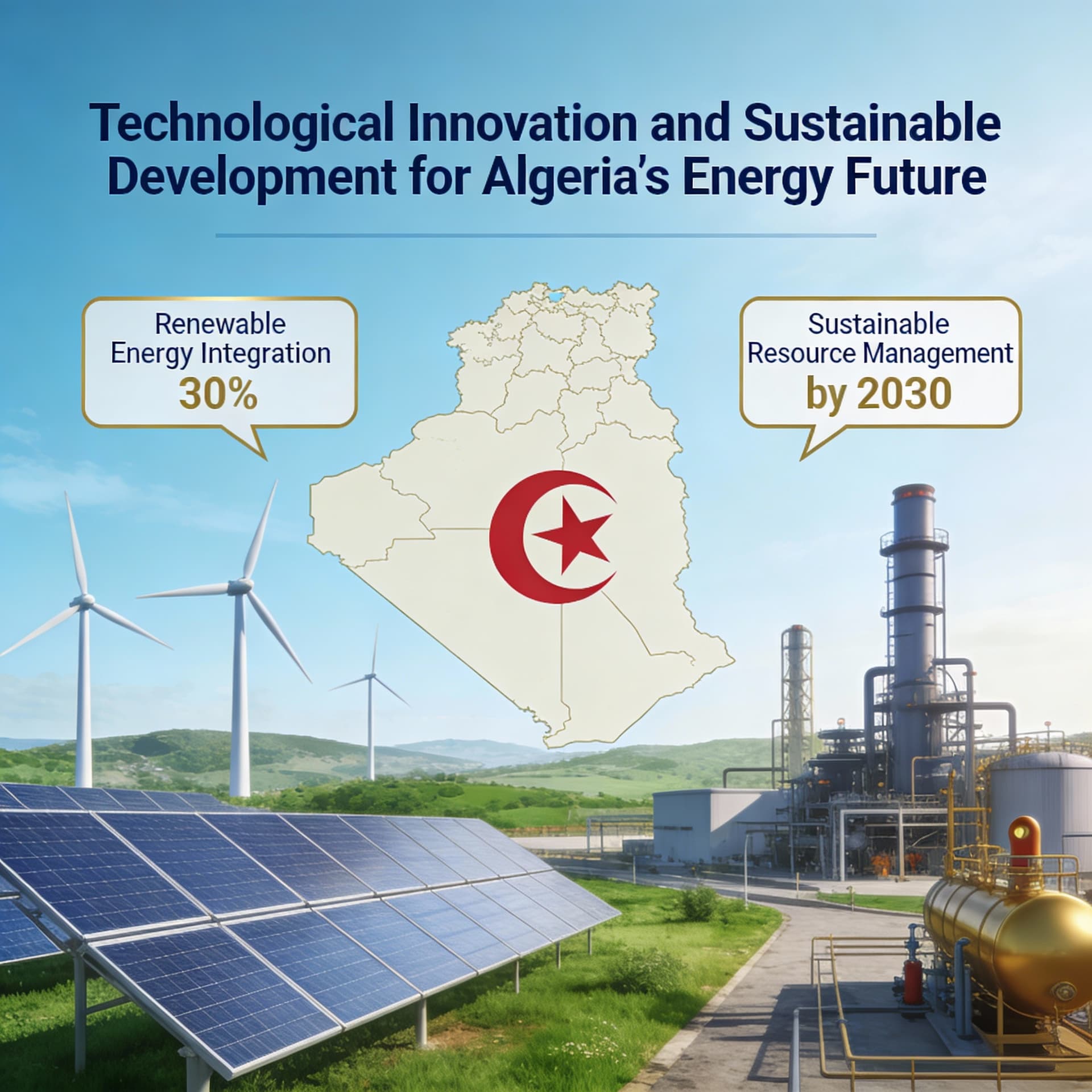 AI generated: Technological Innovation and Sustainable Development for Algeria's Energy Future


