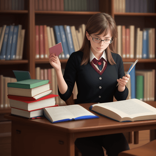 AI generated: Create image as a literature teacher 