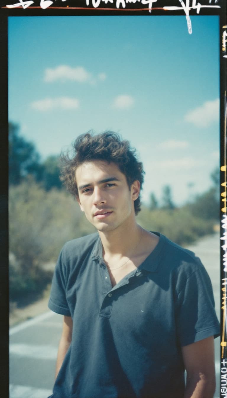 AI generated: guy, polaroid_24, color polaroid fujifilm