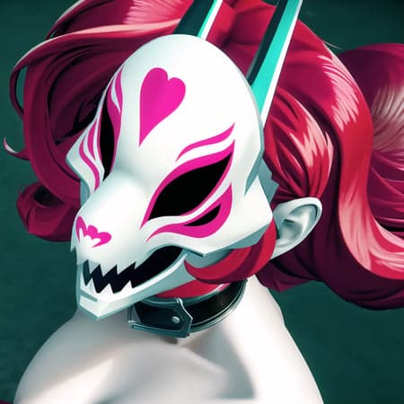 Neon Red - Neon White