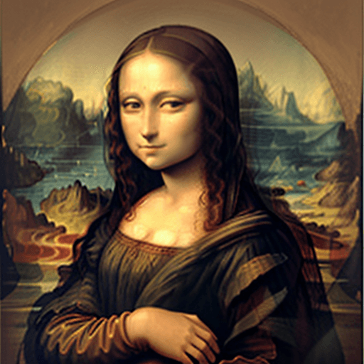 AI generated: mona lisa