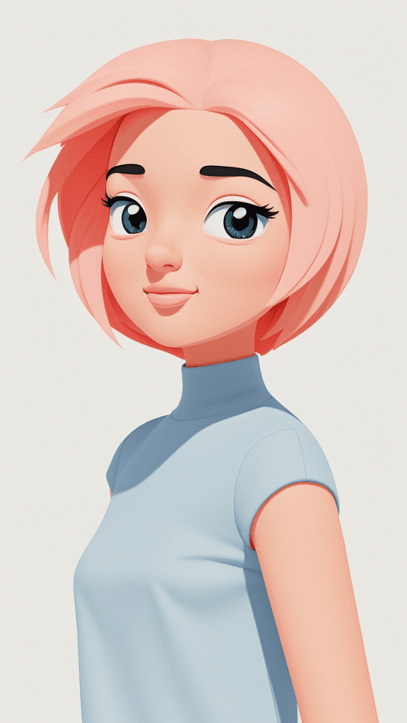 AI generated: (best quality,ultra-detailed,realistic:1.2) cartoon, clean lines, minimalist artwork, vibrant color ...