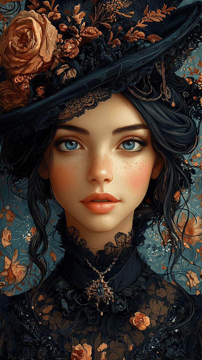AI generated: A detailed digital illustration in the style of Dimitry Roulland, featuring a woman, The animation i...