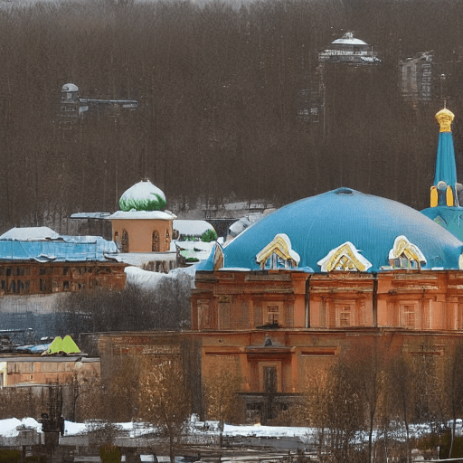 Stable Diffusion prompt: лес