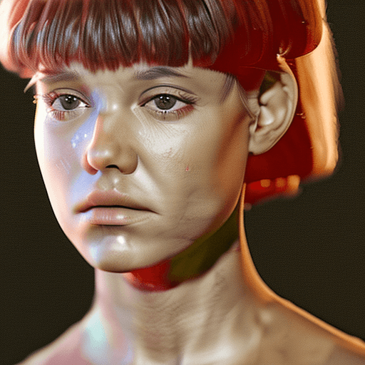 AI generated: A girl , Warm Color Palette, 3D, Super-Resolution, Cinematic Lighting