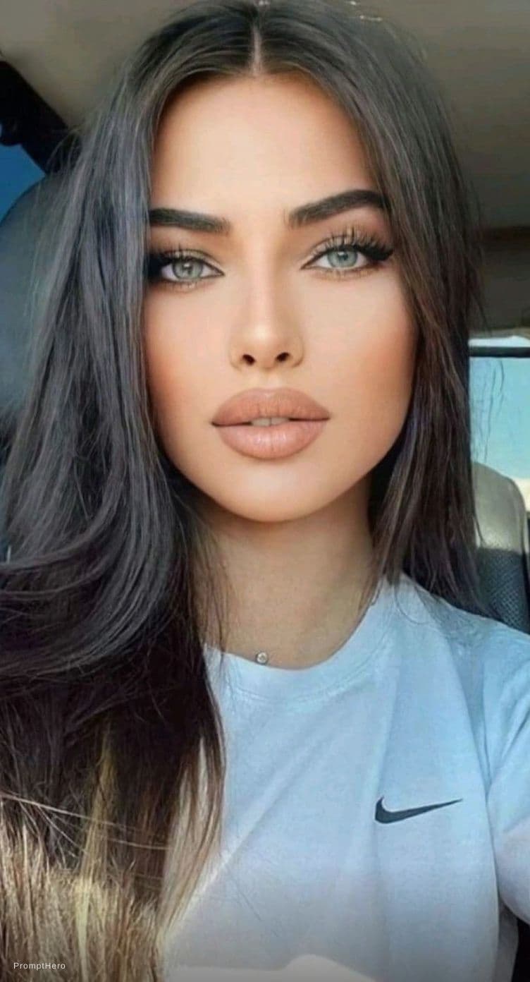 AI generated: Ultra detailed,sharp focus,highly realistic full body shot of perfect athletic body girl,Blowout Lon...