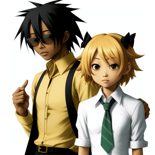 AI generated: Satoko x Reginald
