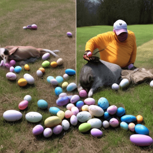 Openjourney prompt: easter hunting overdose