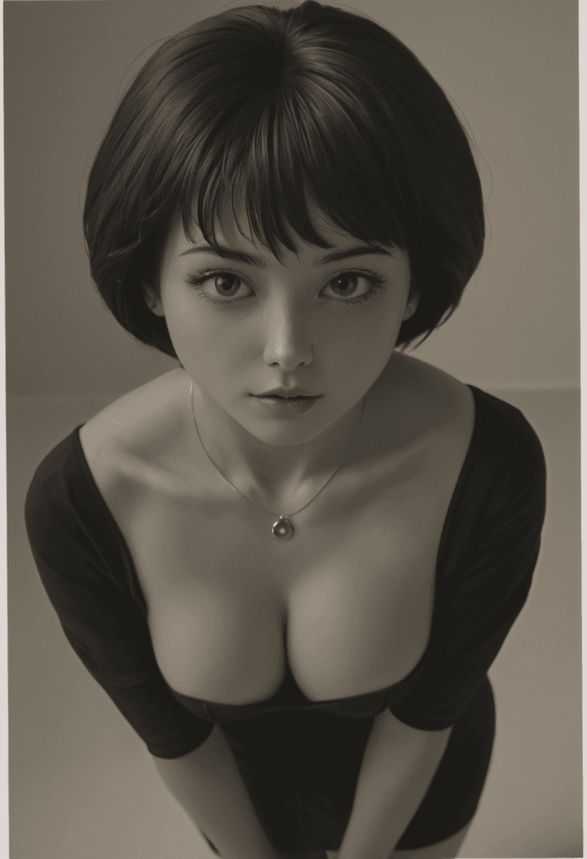 AI generated: comic In the vibrant, nostalgic world of 80s/90s Japanese retro anime, a striking portrait comes to ...