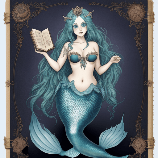 AI generated: Mermaid's Grimoire