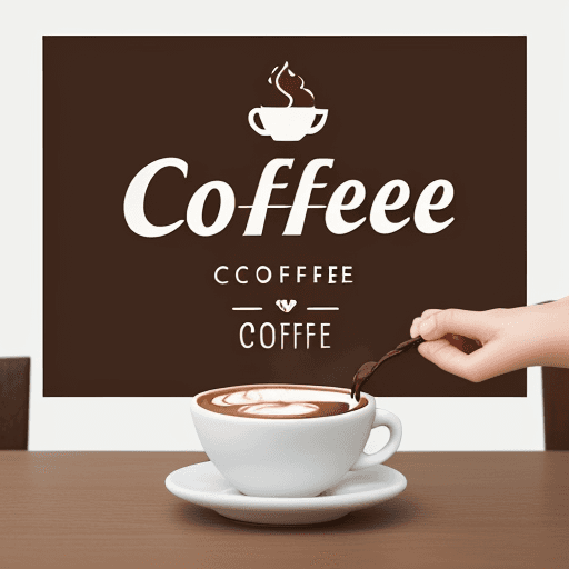 AI generated: i would like you to create me a coffee company logo with a picture of a nice coffee with nice surrou...