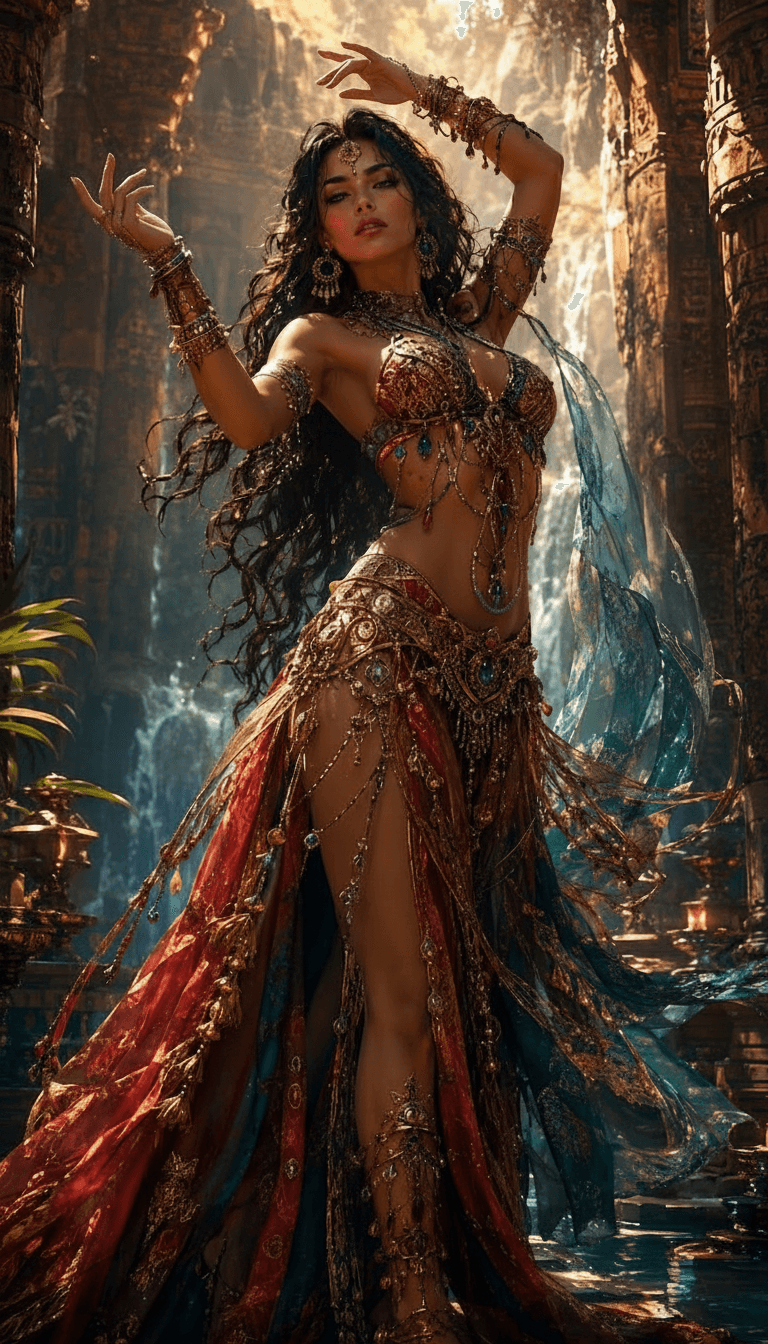 AI generated: Ultra-detailed fantasy character illustration, cinematic painterly realism, high-end AAA game concep...