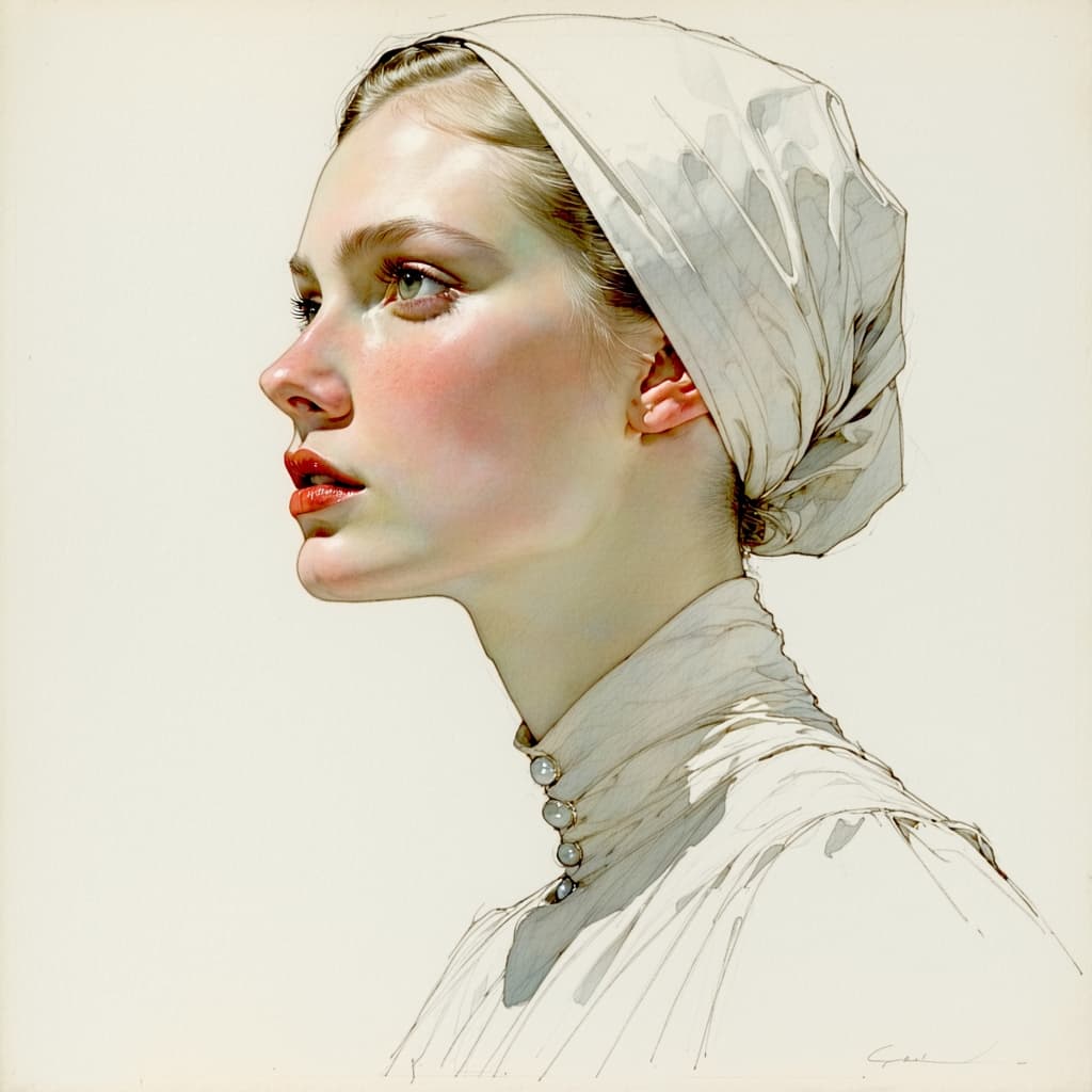 AI generated: inspired by the techniques of (((Joseph Christian Leyendecker))), featuring (bold brushwork) illustr...