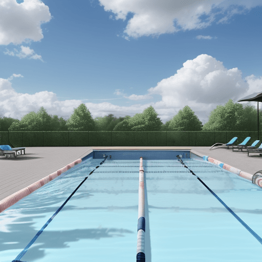 AI generated: a swimming pool full of fluffy clouds --s 750 --ar 4:5 --v 6.0