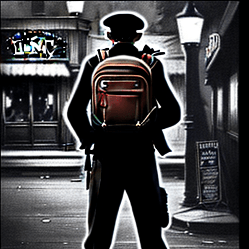 AI generated: 1920s bar that has been reduced to rebel, But once a year, there's a special man that shows up. Ther...