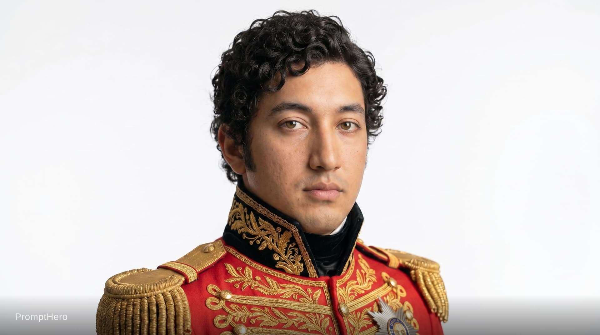 AI generated: can you put him on white background instead.