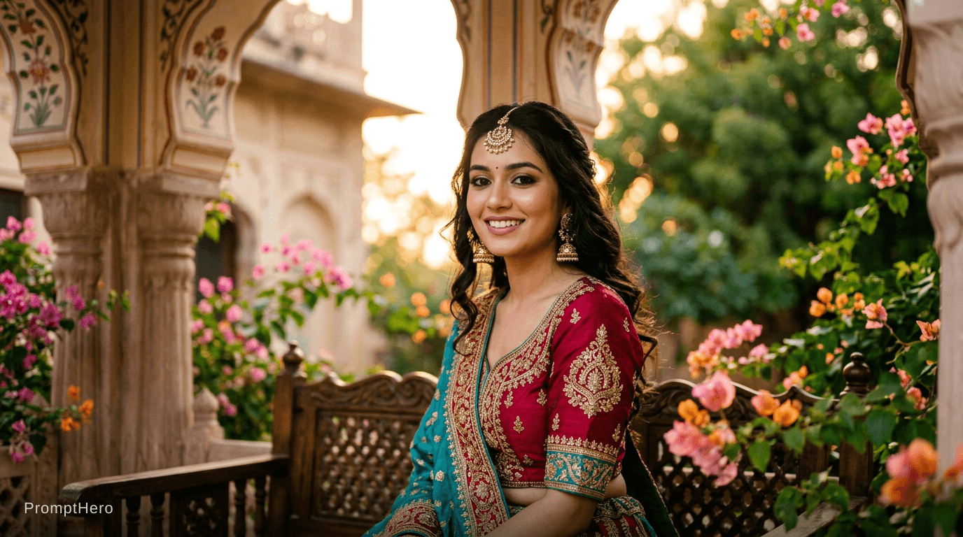 AI generated: Indian beuty