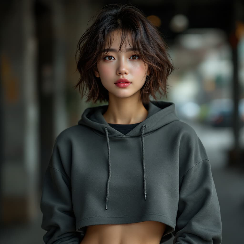 AI generated: photo of a 25 year old asian woman The image showcases a 25-year-old Asian woman, exuding confidence...