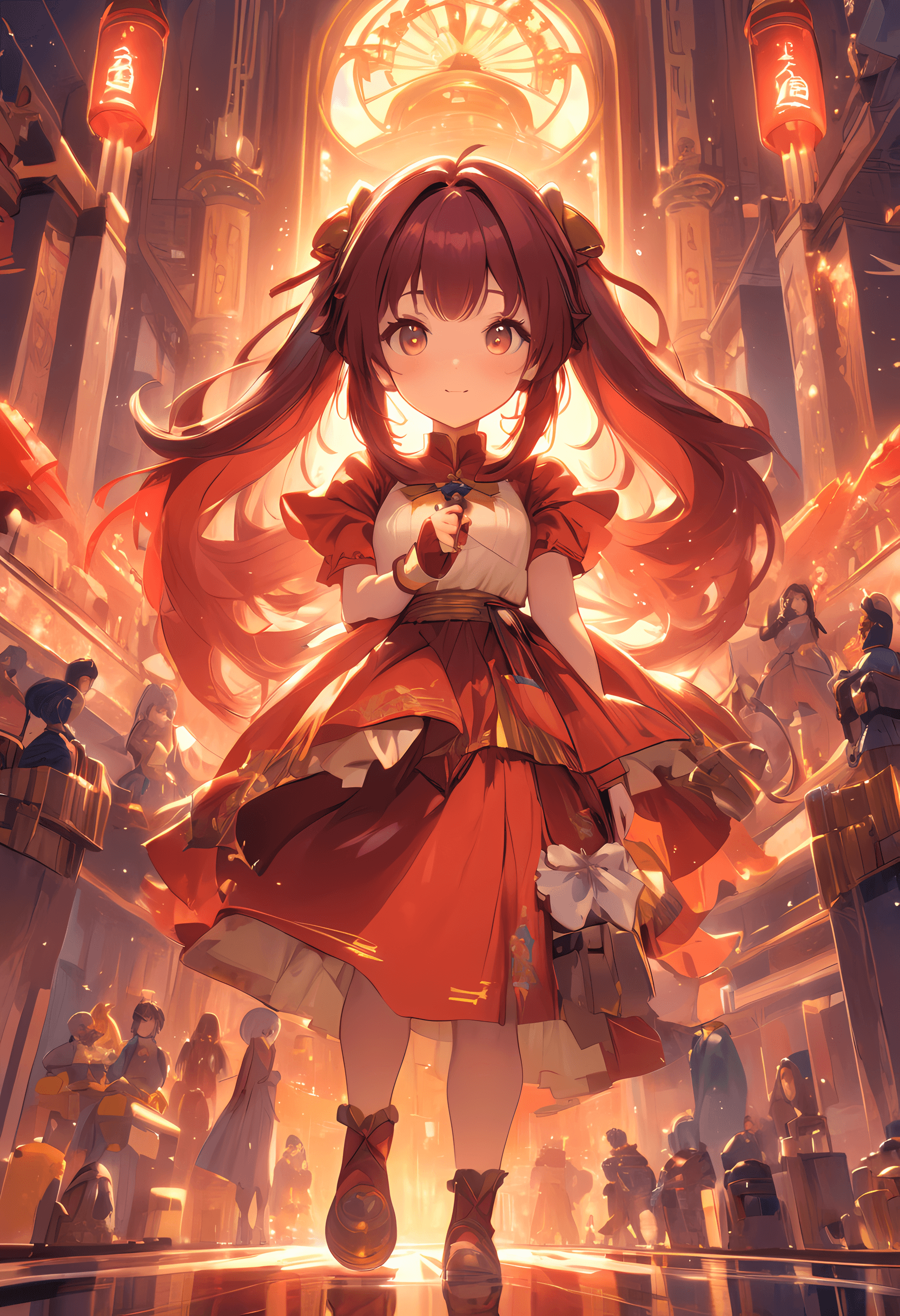 AI generated: Masterpiece, Best Quality, Anime artwork, Guillermo del Toro meets anime girls, anime style, extreme...