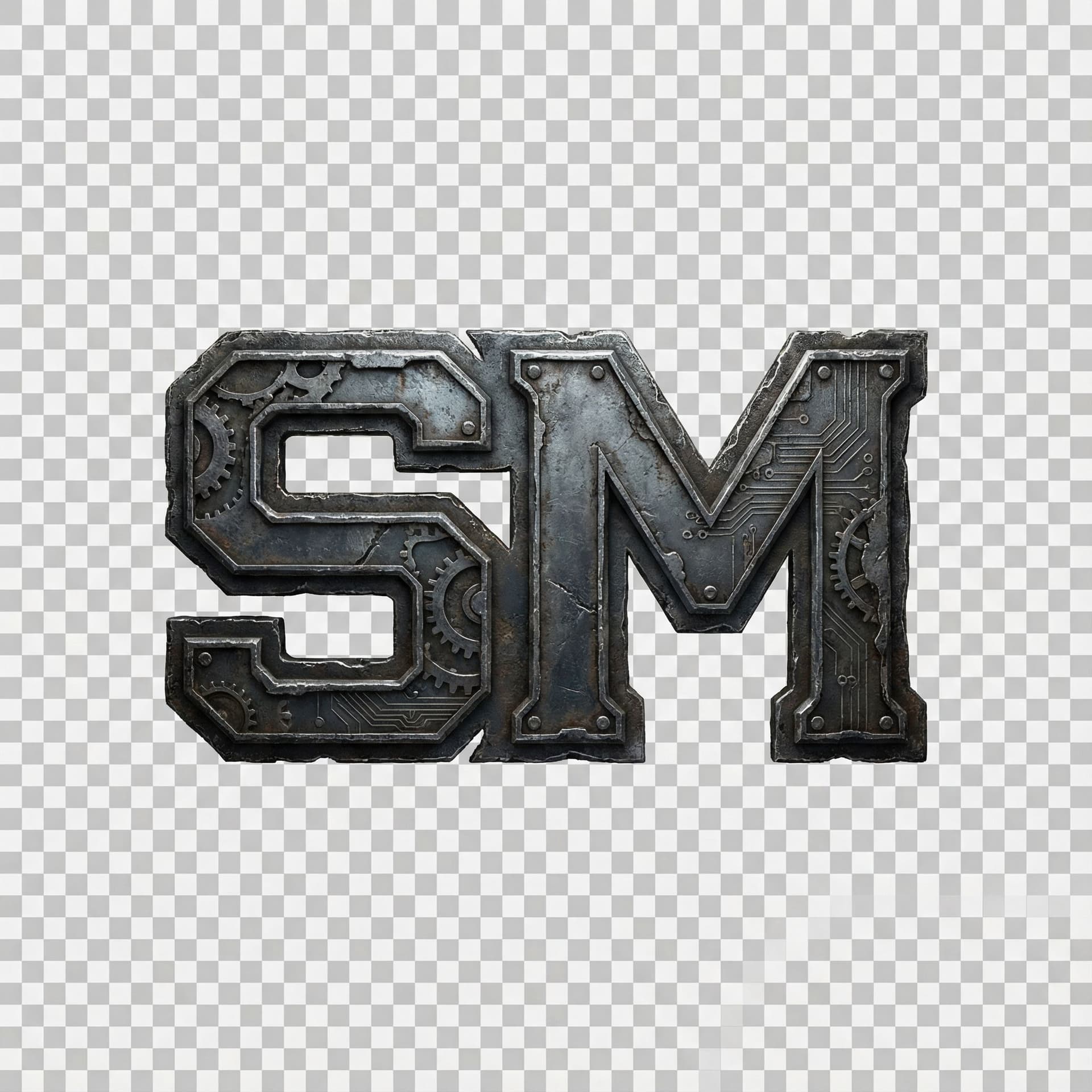 AI generated: The letters “SM” designed as a powerful standalone emblem mark. Bold, aggressive, and intentional le...