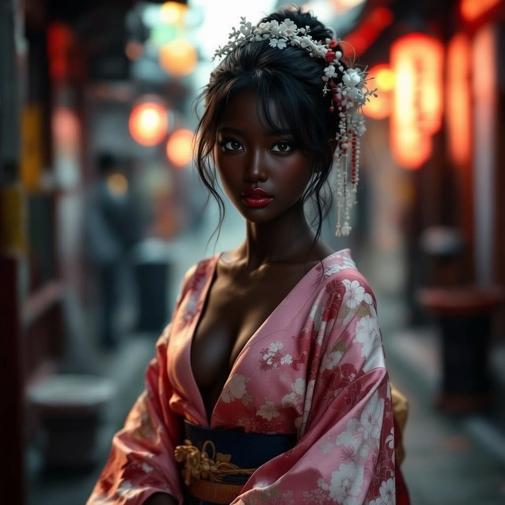 AI generated: make this lady black