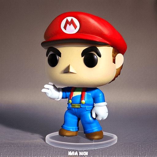 AI generated: Funko Pop of Mario