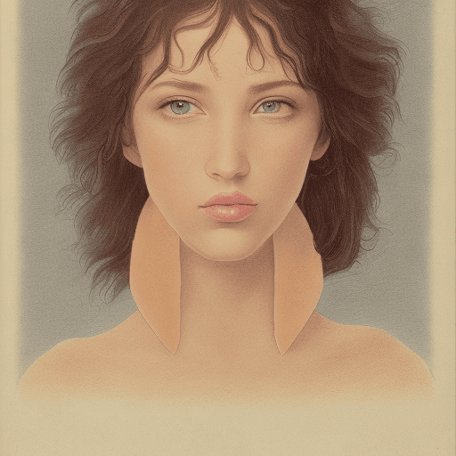 AI generated: A (24:1. 3) year old (sexy:1. 3) (woman:1. 1) with (dark:1. 2) wavy hair is totally (naked:1. 1), (u...