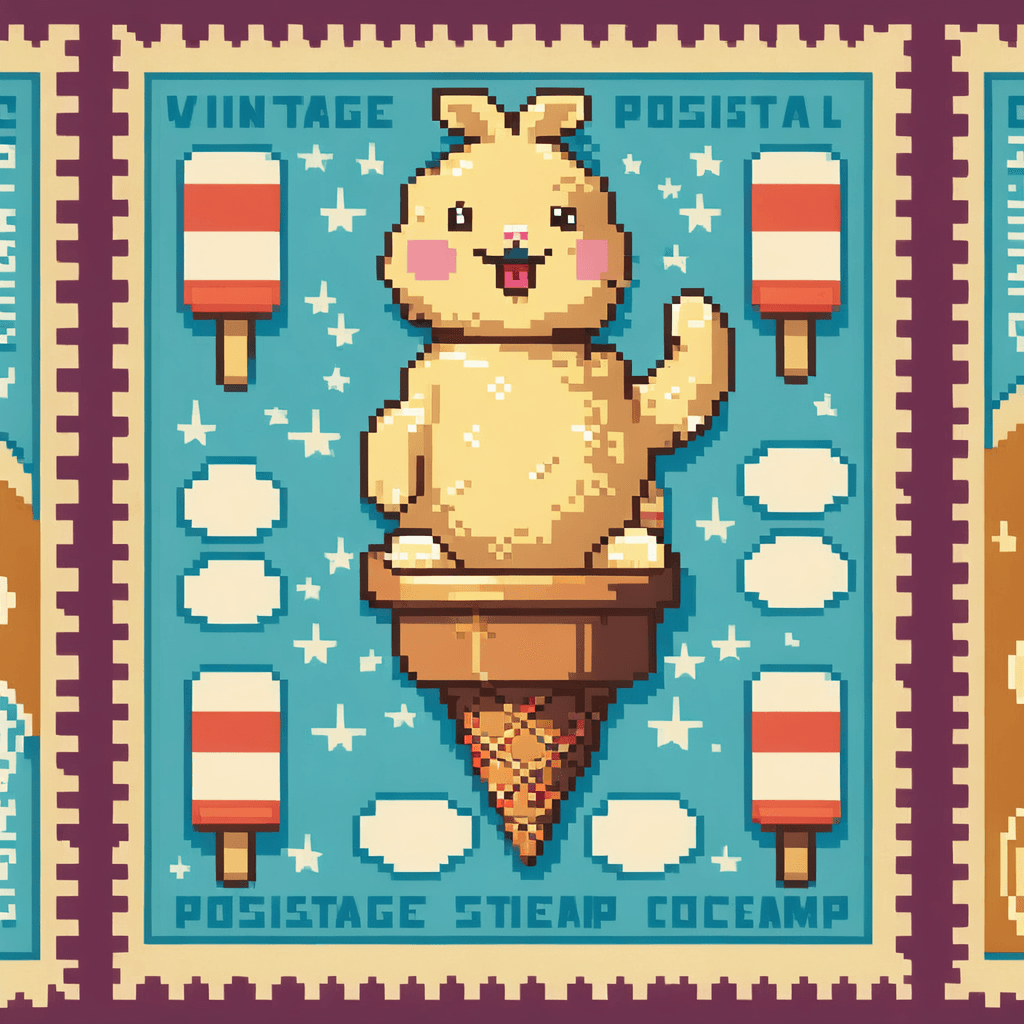 AI generated: a happy bunny shaped ice cream popsicle, cute, dancing, friends, ice cream hopsital room, mommy ice ...