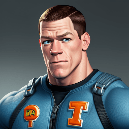 AI generated: john cena as a pixar character, detailed, studio lignting