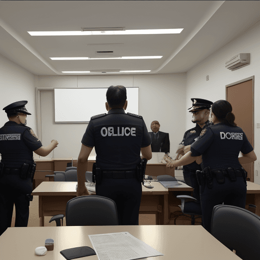 AI generated: w a government department where officers involved in corruption
