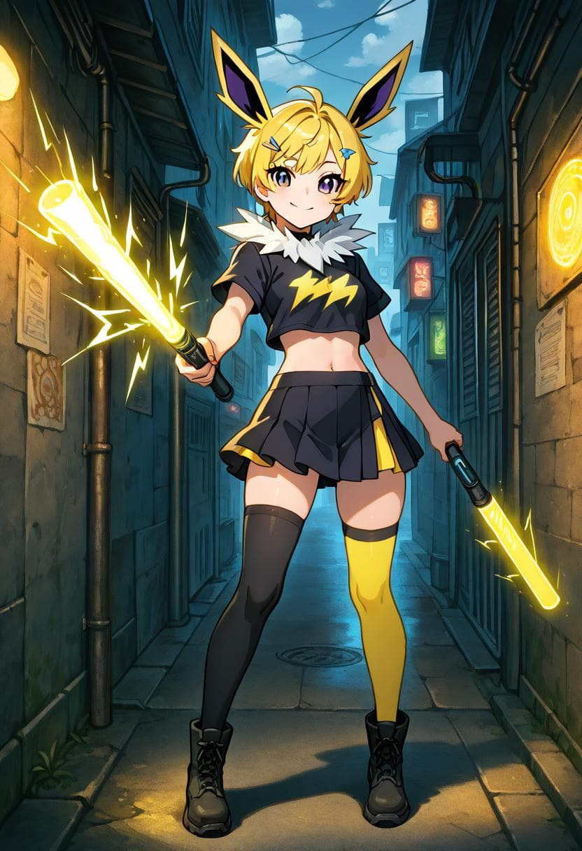 Jolteon: Thunders Eevee | サンダース (Pokedex #0135) [Illustrious]