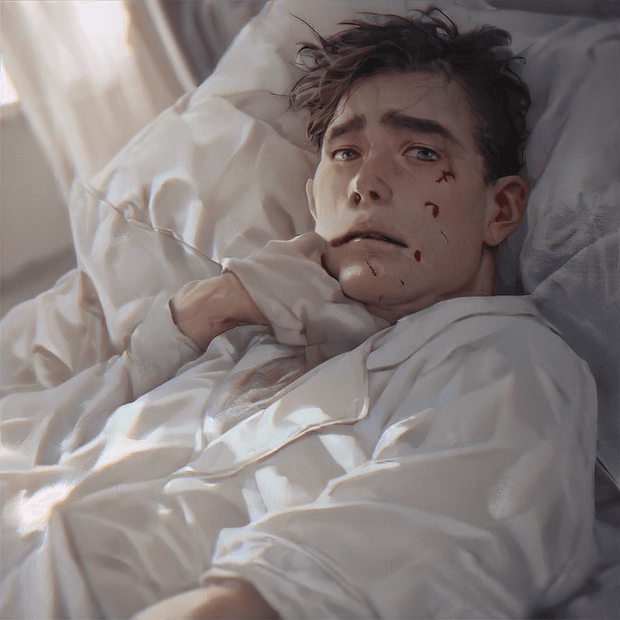 AI generated: SEMI-REALISTIC, Looking at viewer, hospital background