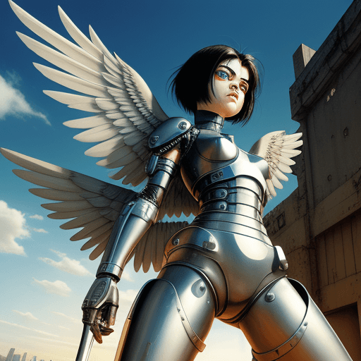 AI generated: battle angel

